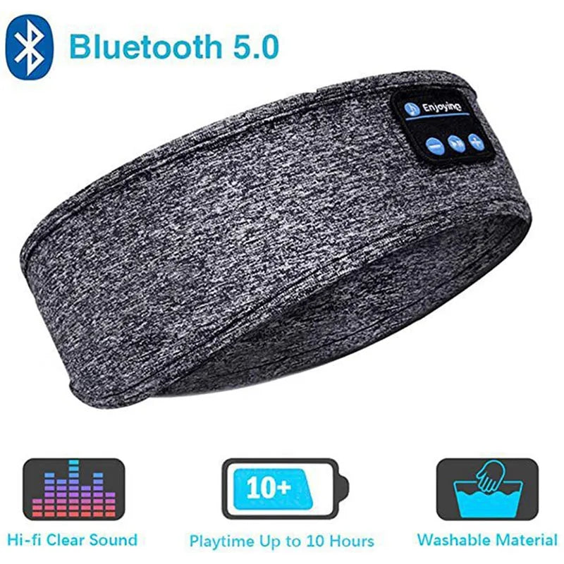 Eye Mask with Wireless Bluetooth Headset Headband - SCENICBELLE