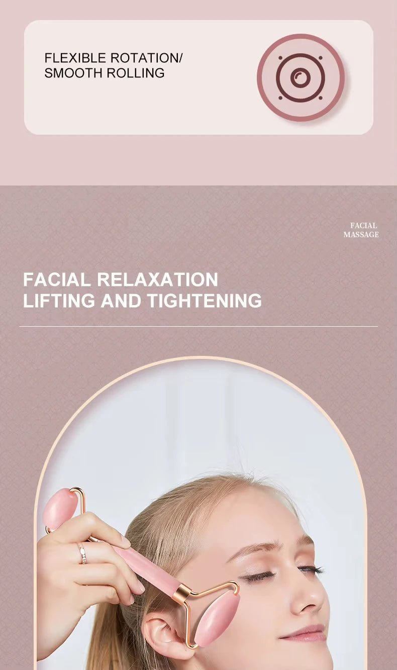 SCENICBELLE™ Jade Roller Gua Sha Massager