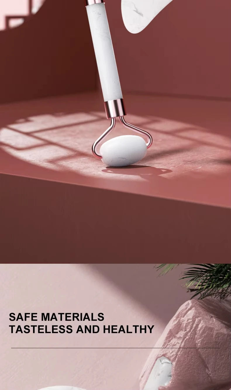 SCENICBELLE™ Jade Roller Gua Sha Massager