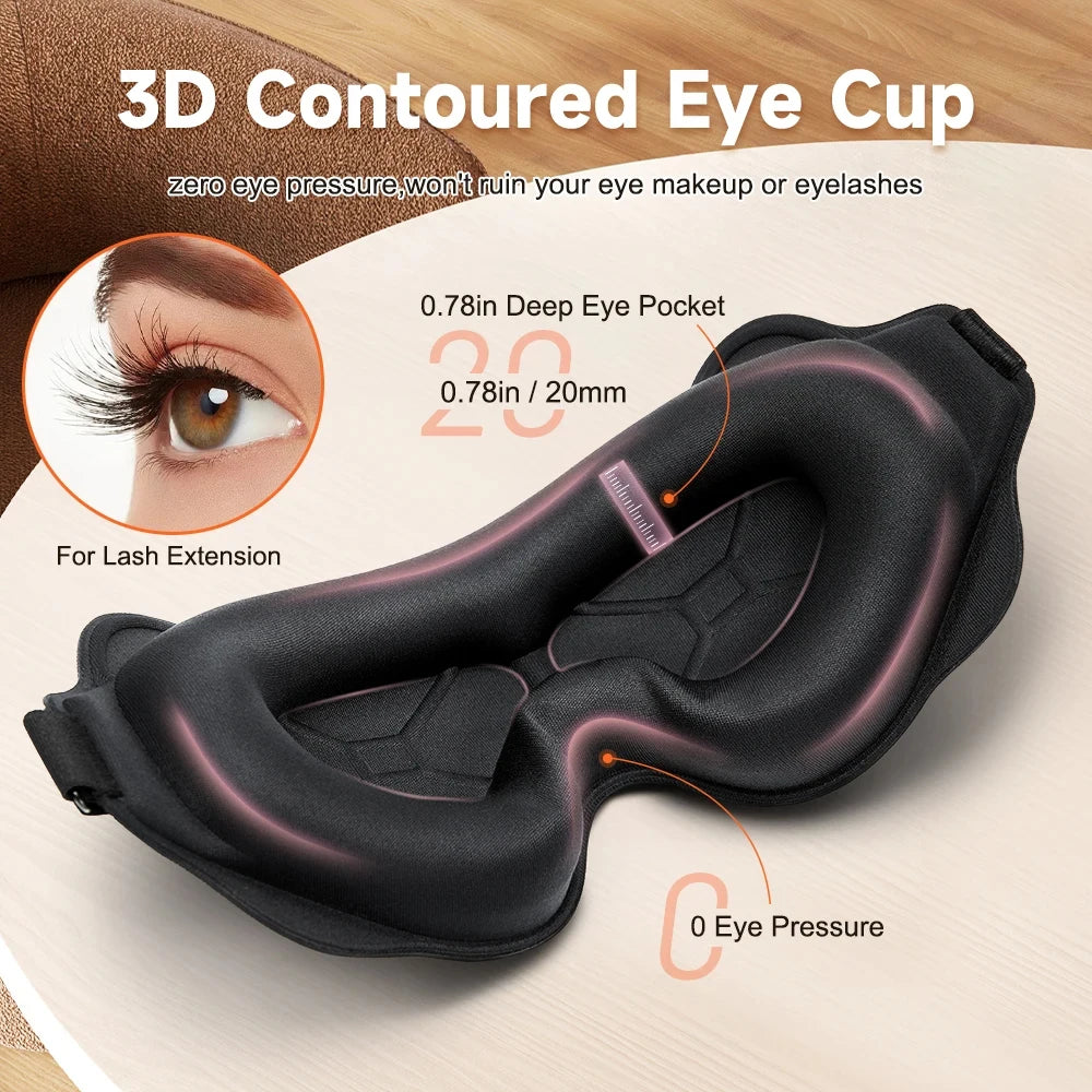 Nucomfy™ Soft Padded 3D Sleep Mask - SCENICBELLE