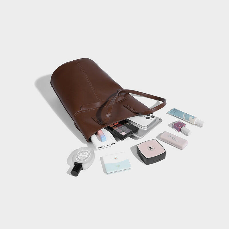 Classic Bucket Tote Leather Shoulder bag - SCENICBELLE