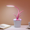 Plant shape 3 Color Mode Eye-caring Night Reading Desk Lamps fore  Kids