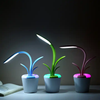 Plant shape 3 Color Mode Eye-caring Night Reading Desk Lamps fore  Kids