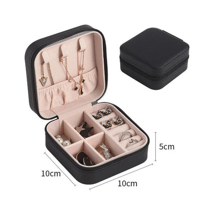 Nucomfy™ Leather Jewelry Storage Box Organizer