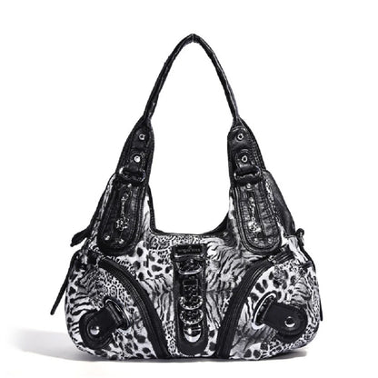 Women Leopard Hobos Tote Bag