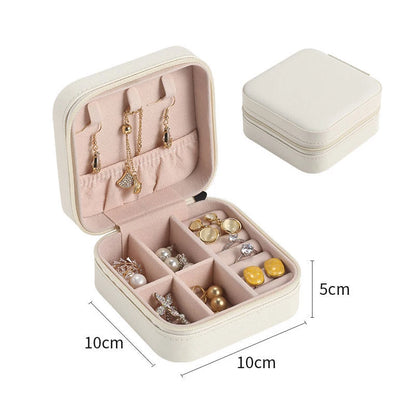 Nucomfy™ Leather Jewelry Storage Box Organizer