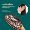Hair Brush Nature Wooden Anti-Static Detangle Brush Hair Scalp Massage Comb Air Cushion Styling Tools for Women Men
