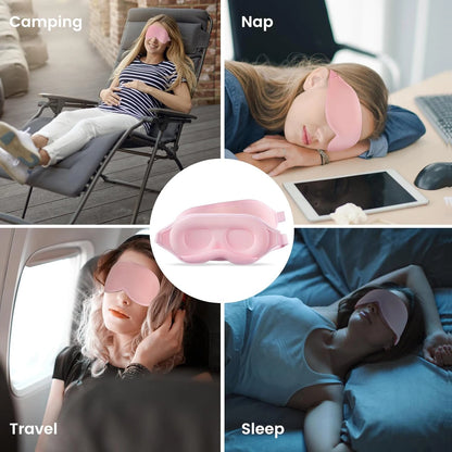 Nucomfy™ 3D Sleep Mask - Adjustable Sleep Mask with No Pressure on the Eyes