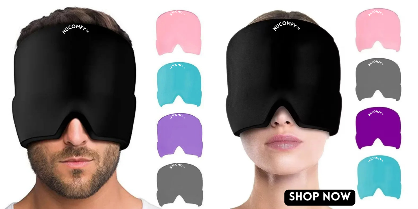 Nucomfy™ Migraine Relief Ice Gel Head Cap - Scenic Belle