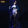Jiangchengmu Black Butler Shire Blue Cat Cos Costume Cheongsam Adult Lady like Woman Young Adult Game Anime Cosplay Full Set