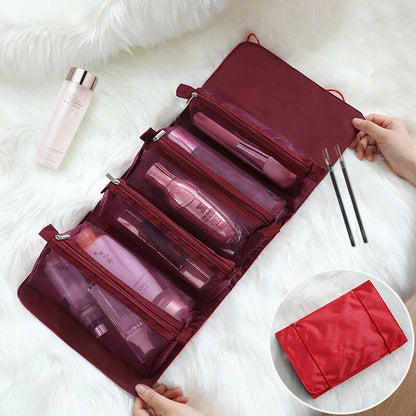 Nucomfy™ 4 In 1 Rollup Cosmetic Bag Toiletry