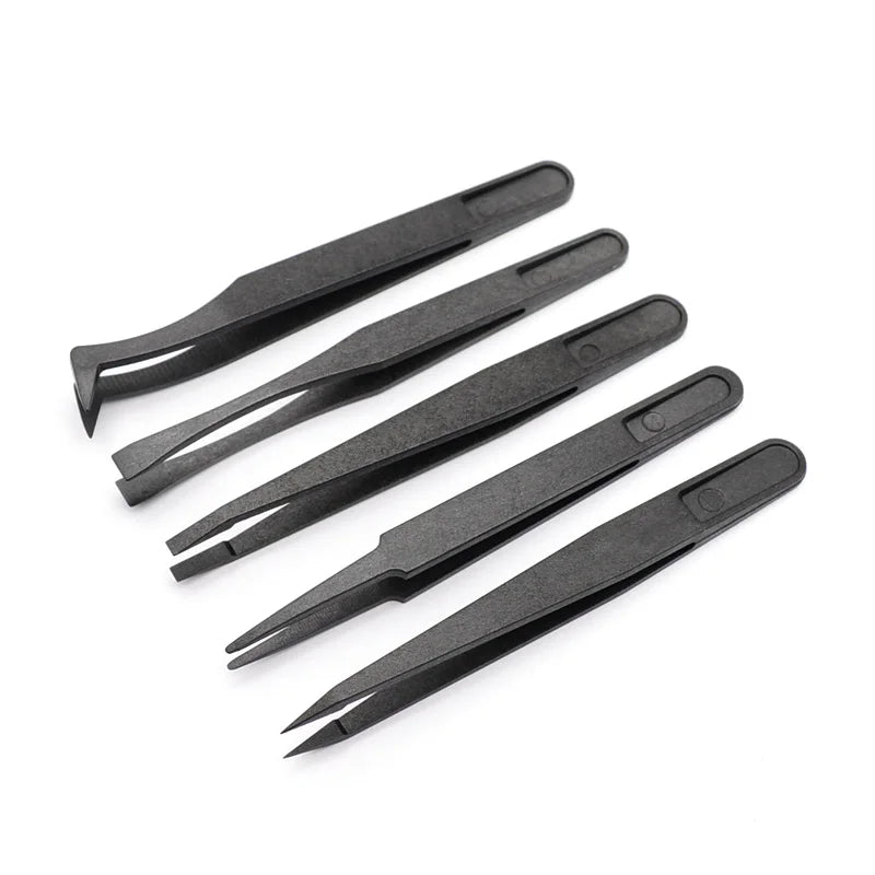 Nucomfy™ Anti-static Plastic Tweezer 5pcs/set