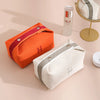 Simple Waterproof Canvas Makeup Pouch Fashion Cosmetic Case For Women Makeup Organizer Toiletry Bag Travel Cosmetics Bags