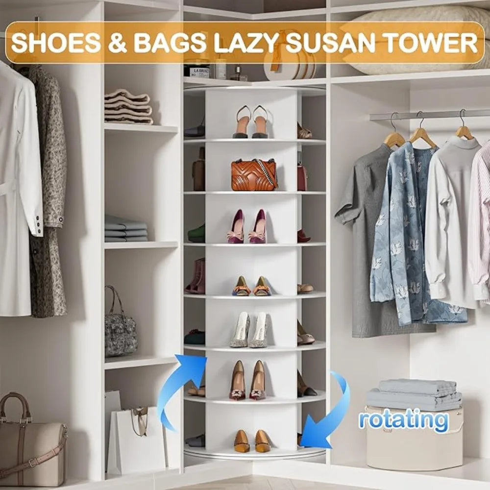 Rotating Shoe Rack 360 Degree 7 Layers