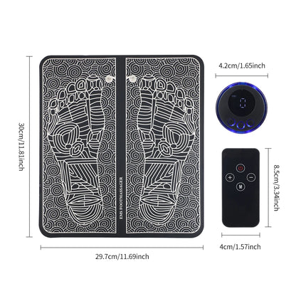 EMS Foot Massager Pad with Remote Control