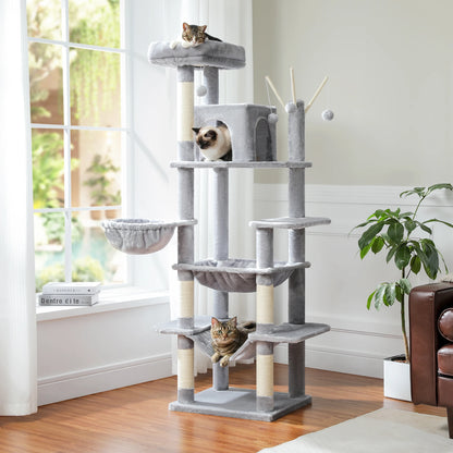 PetJiggle™ Multilevel Large Cat Tree House