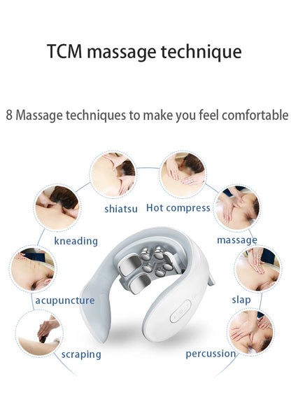 Nucomfy™ Smart Neck Pain Relieve Massager - Hot compress