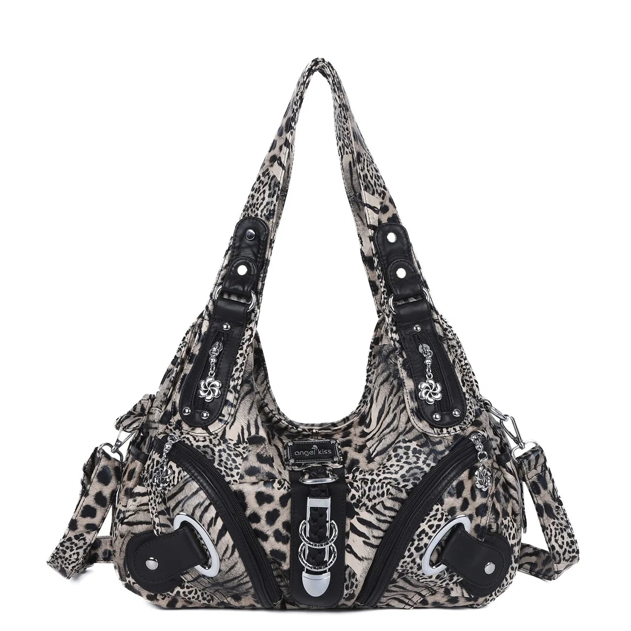 Women Leopard Hobos Tote Bag