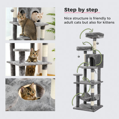 PetJiggle™ Multilevel Large Cat Tree House