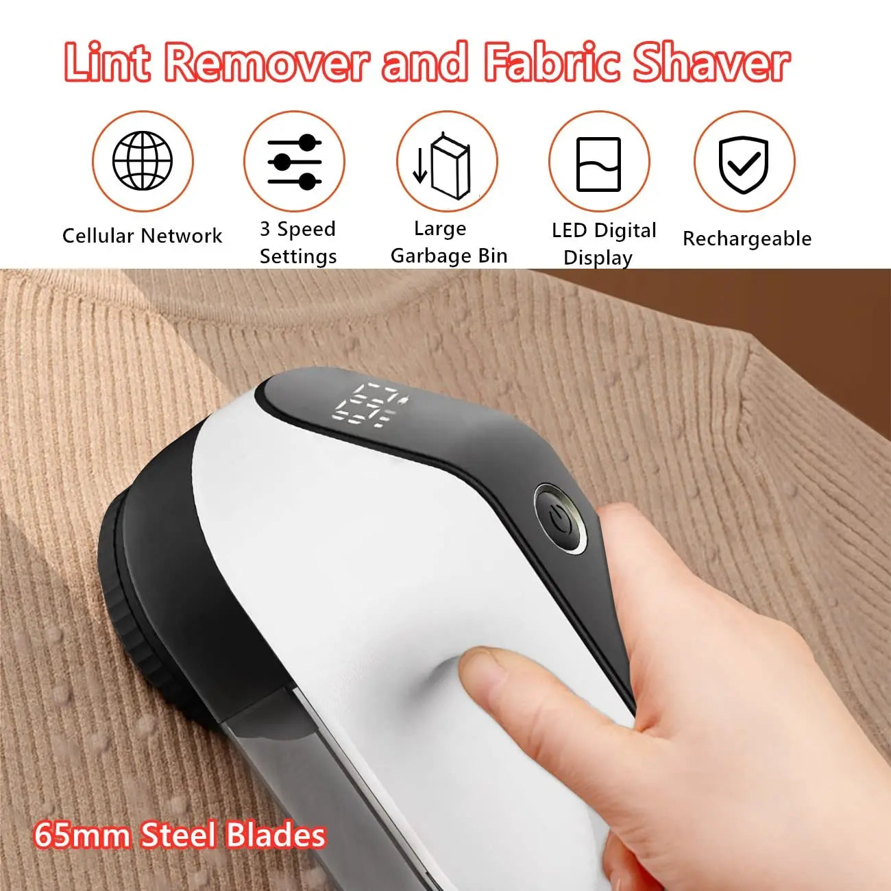 Nucomfy™ Portable Rechargeable Lint Remover