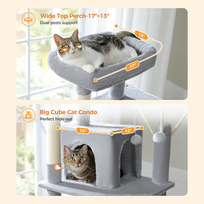 PetJiggle™ Multilevel Large Cat Tree House