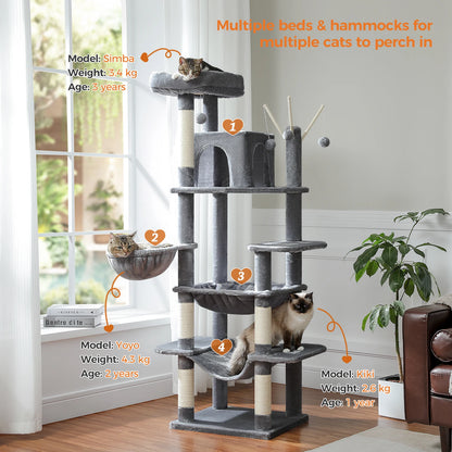 PetJiggle™ Multilevel Large Cat Tree House