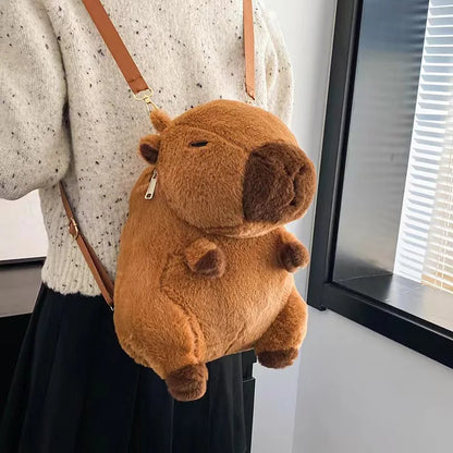 Cosmetic Plush Backpack