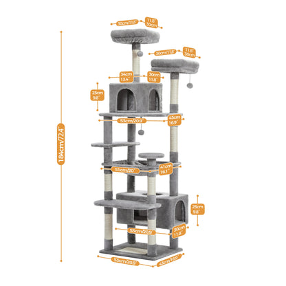 PetJiggle™ Multilevel Large Cat Tree House