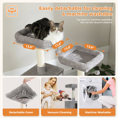 PetJiggle™ Multilevel Large Cat Tree House