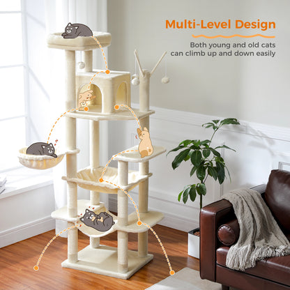 PetJiggle™ Multilevel Large Cat Tree House