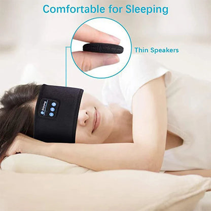 Eye Mask with Wireless Bluetooth Headset Headband