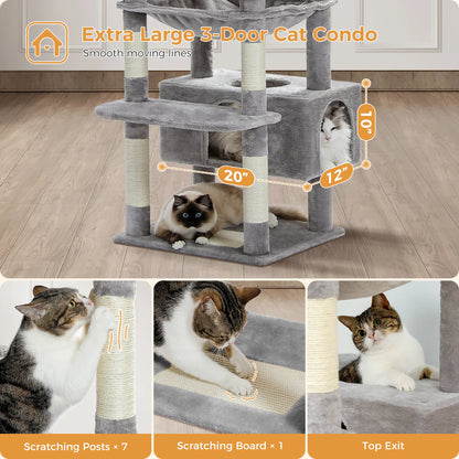PetJiggle™ Multilevel Large Cat Tree House
