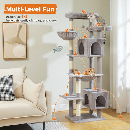 PetJiggle™ Multilevel Large Cat Tree House