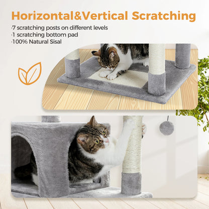 PetJiggle™ Multilevel Large Cat Tree House