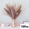 100Pcs Fluffy Pampas Dried Flowers Bouquet Home Decor