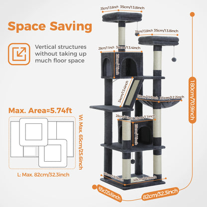 PetJiggle™ Multilevel Large Cat Tree House