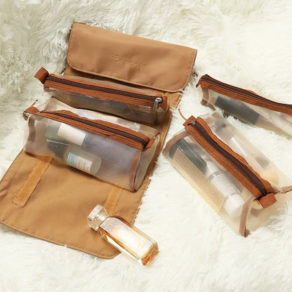 Nucomfy™ 4 In 1 Rollup Cosmetic Bag Toiletry