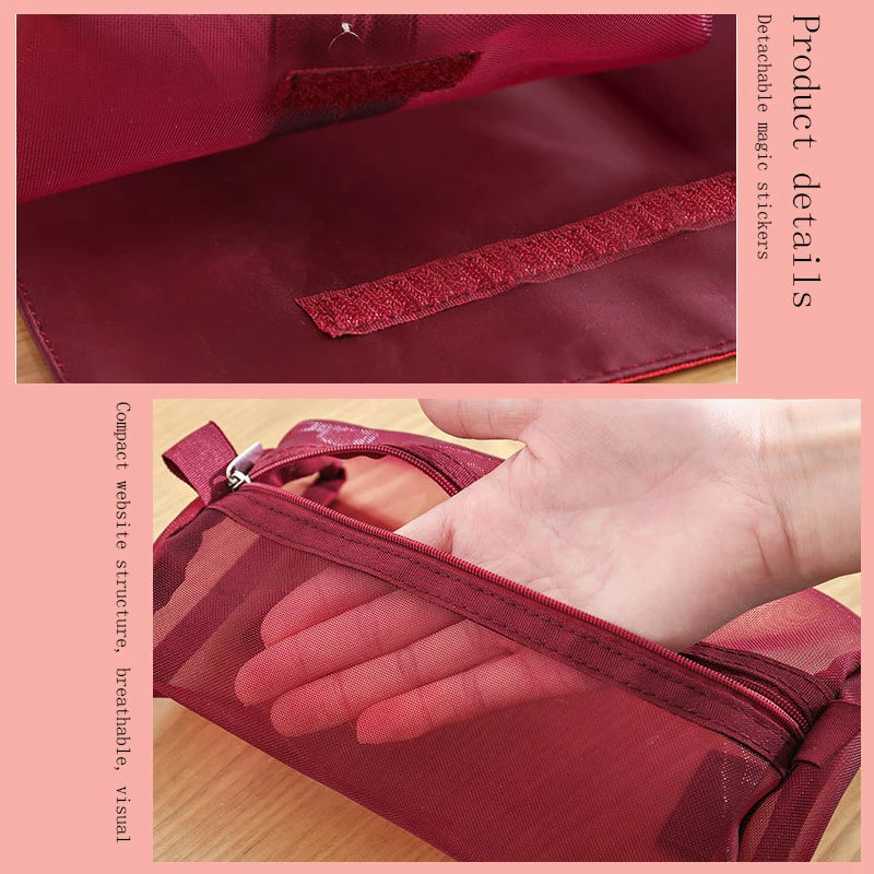 Nucomfy™ 4 In 1 Rollup Cosmetic Bag Toiletry