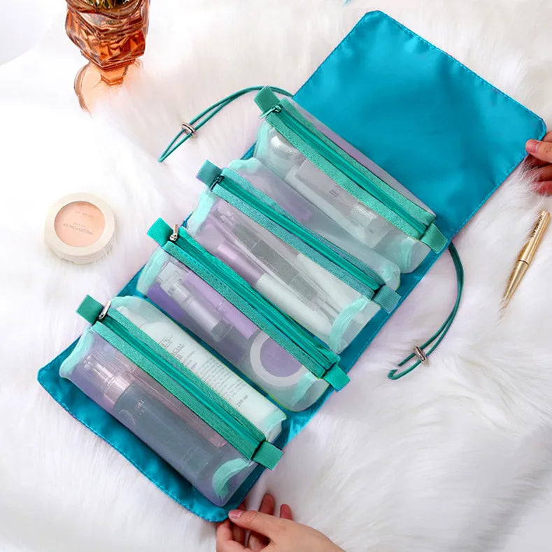 Nucomfy™ 4 In 1 Rollup Cosmetic Bag Toiletry