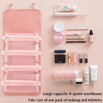 Nucomfy™ 4 In 1 Rollup Cosmetic Bag Toiletry