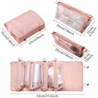 Nucomfy™ 4 In 1 Rollup Cosmetic Bag Toiletry