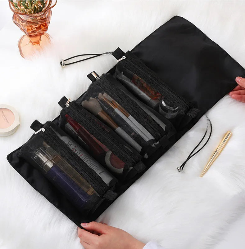 Nucomfy™ 4 In 1 Rollup Cosmetic Bag Toiletry