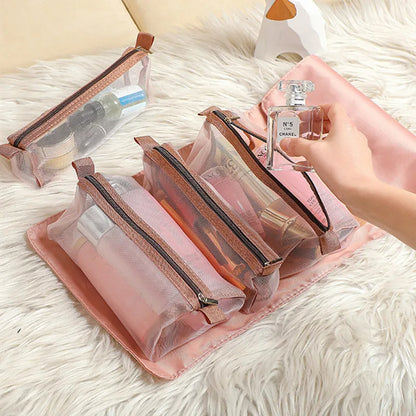 Nucomfy™ 4 In 1 Rollup Cosmetic Bag Toiletry