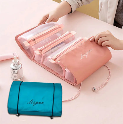 Nucomfy™ 4 In 1 Rollup Cosmetic Bag Toiletry