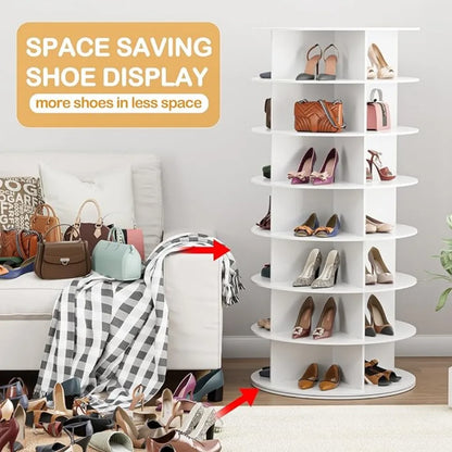 Rotating Shoe Rack 360 Degree 7 Layers