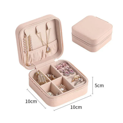 Nucomfy™ Leather Jewelry Storage Box Organizer