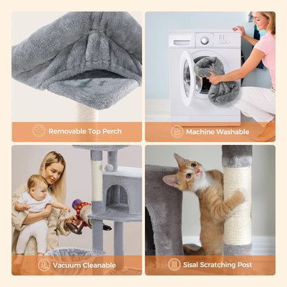 PetJiggle™ Multilevel Large Cat Tree House