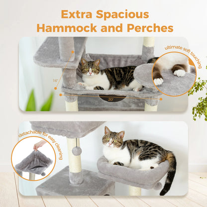 PetJiggle™ Multilevel Large Cat Tree House
