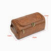 Vintage Luxury Toiletry Bag: Essential Travel Companion for Men's Business Cosmetic Needs.
