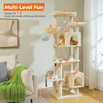 PetJiggle™ Multilevel Large Cat Tree House